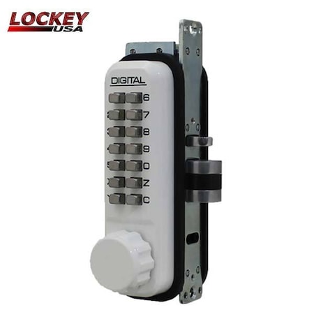 Lockey Lockey 2930 - Narrow-Stile Mechanical Keypad Keyless Knob - Passage - Single Combination - M LK-2930-MG